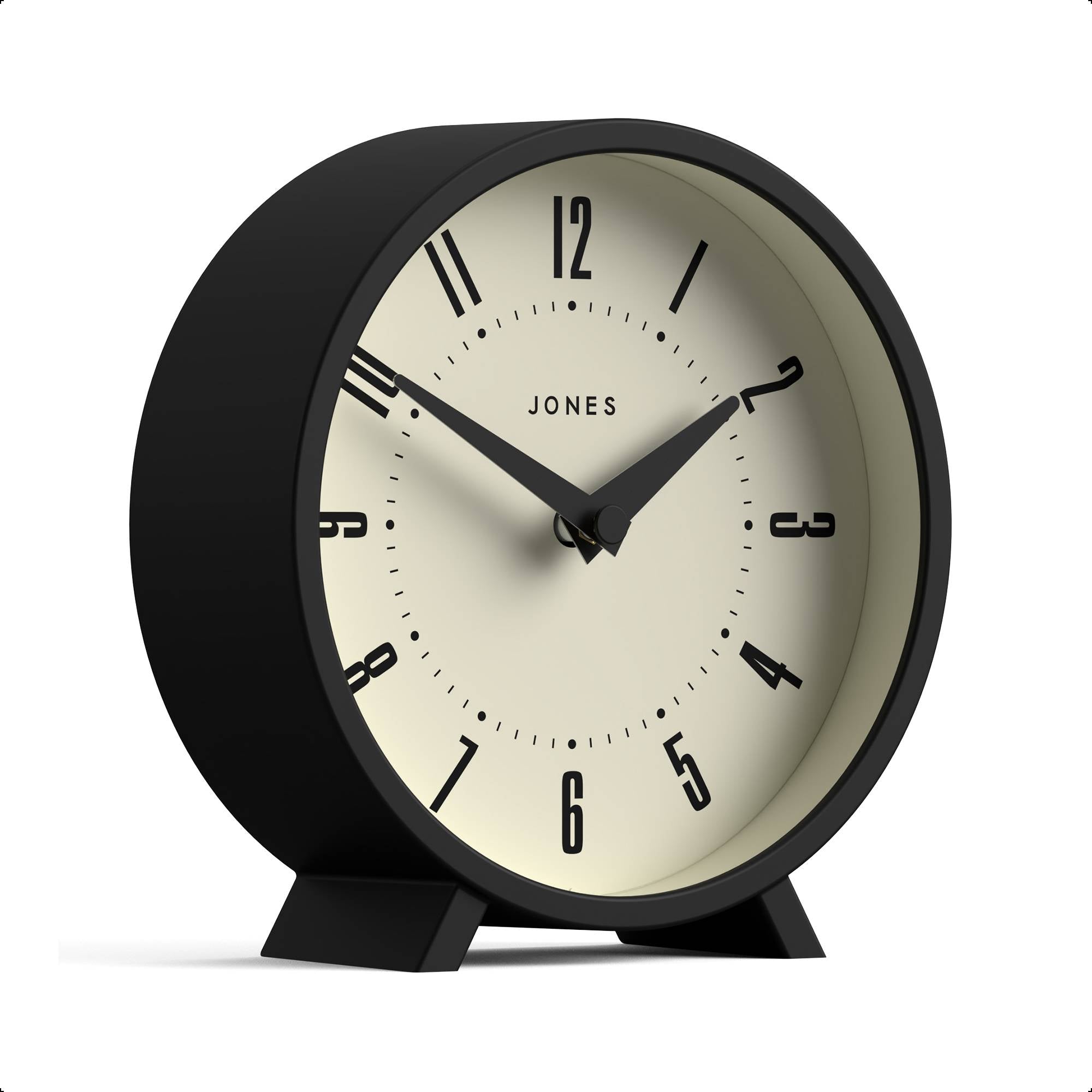 Jones Venus mantel clock in black – Jones Clocks