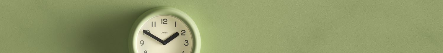 Wall Clocks - Colour - Green