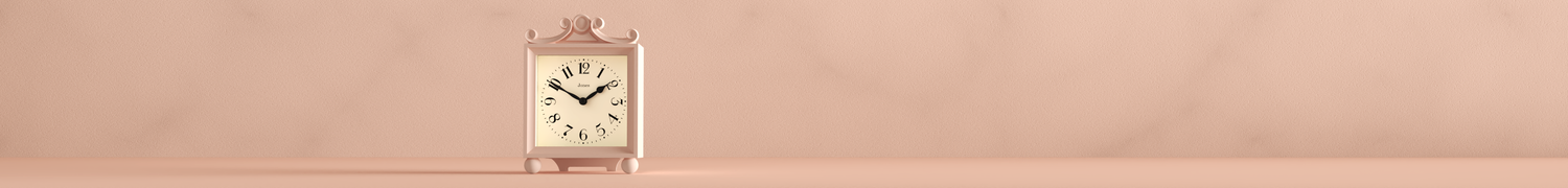 Mantel Clocks - Colour - Pink