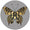 Jones Academy Butterfly wall clock in gold and grey 30cm