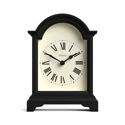 Jones Bistro mantel clock in black