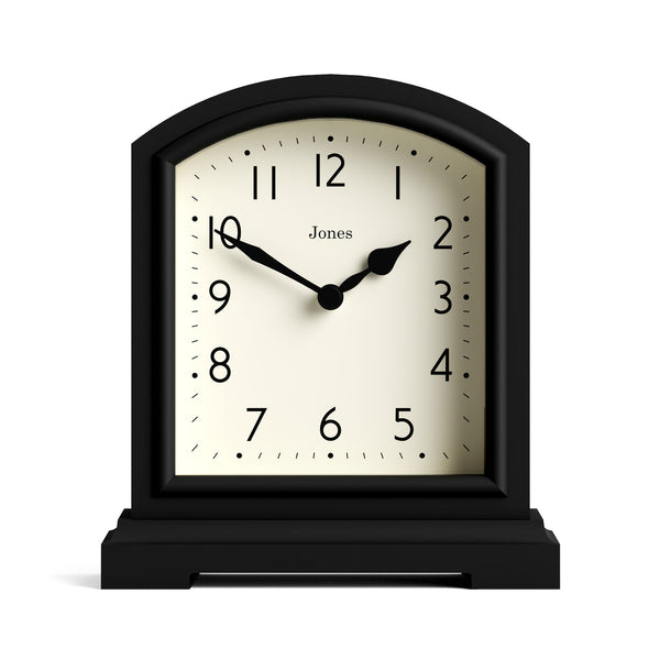 Jones Tavern clock in black