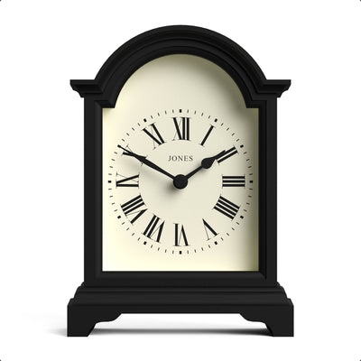 Jones Bistro mantel clock in black