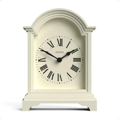 Jones Bistro mantel clock in pale cream