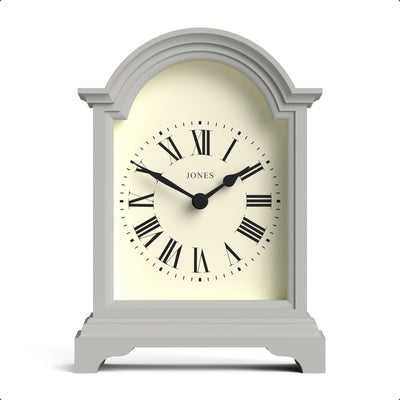 Jones Bistro mantel clock in grey