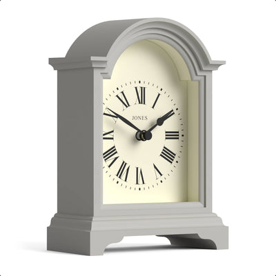 Jones Bistro mantel clock in grey