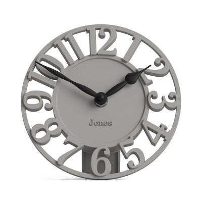 Jones Ealing mantel clock in grey