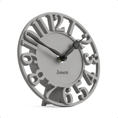 Jones Ealing mantel clock in grey