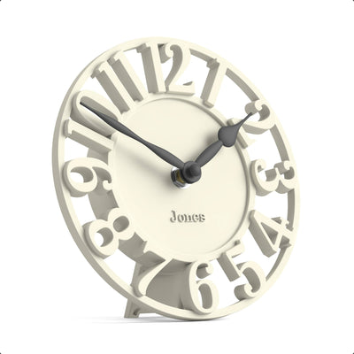 Jones Ealing mantel clock in pale cream