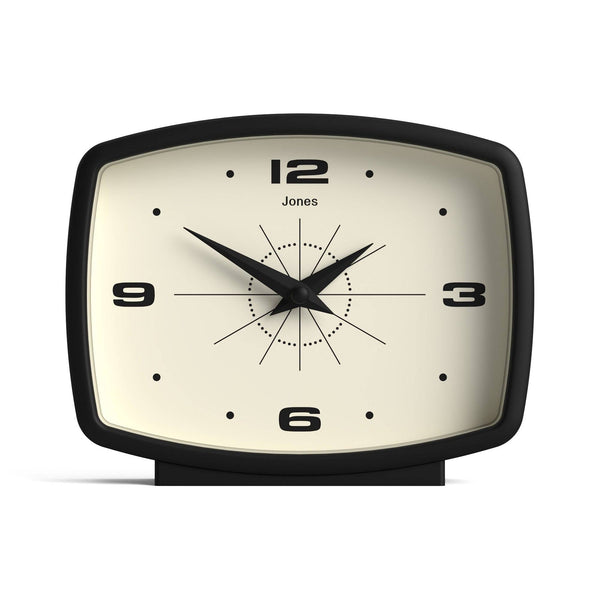 Jones Film mantel clock in black