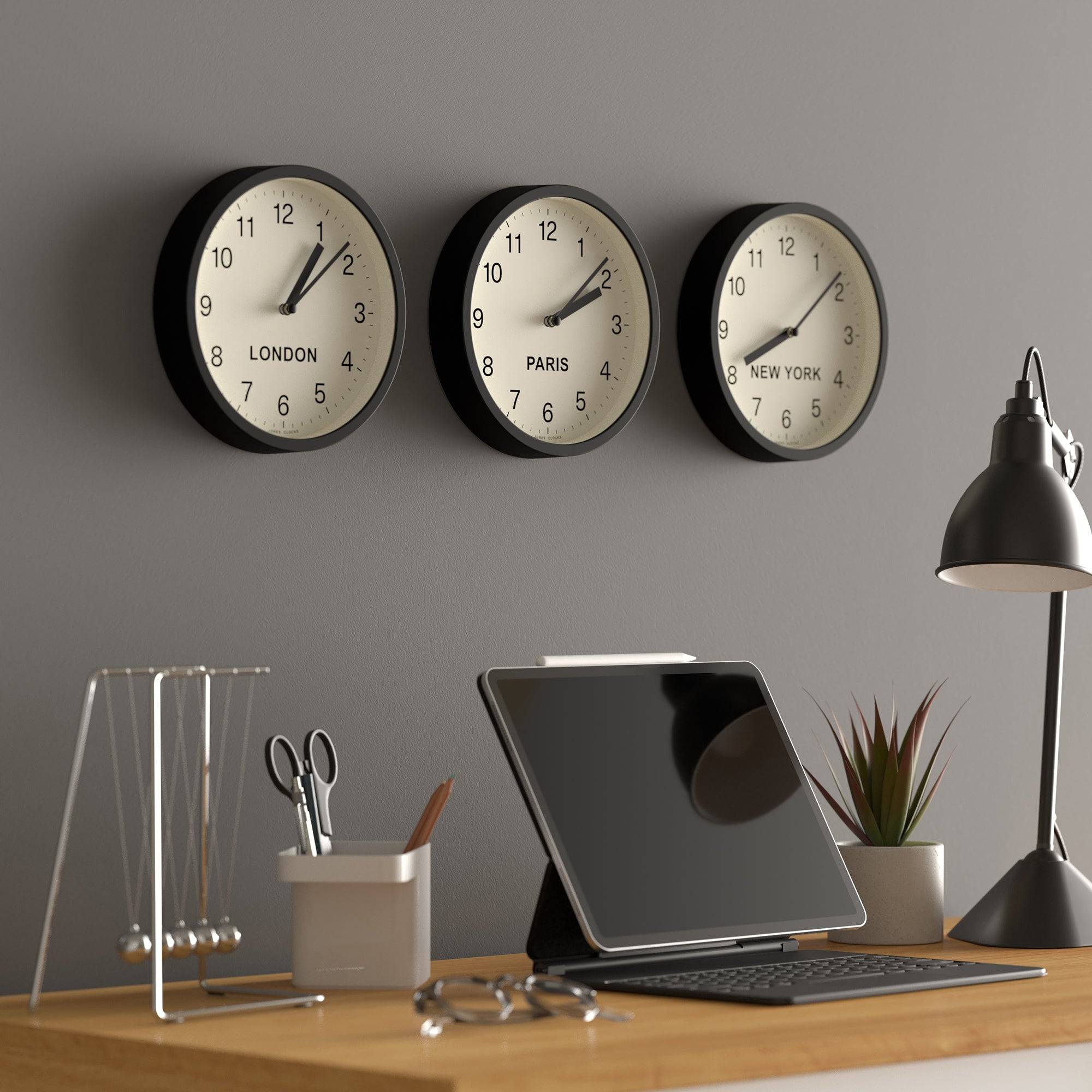 2839様□コンランショップ NEWGATE 時計Timezone clock - メルカリ