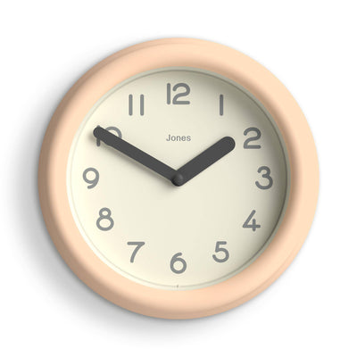 Jones Fuze wall clock in beige 22cm