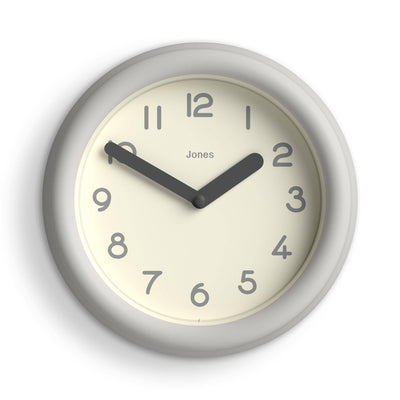 Jones Fuze wall clock in grey 22cm