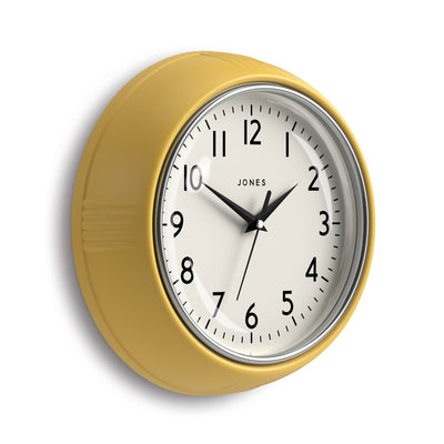 Jones Ketchup wall clock in yellow 24cm