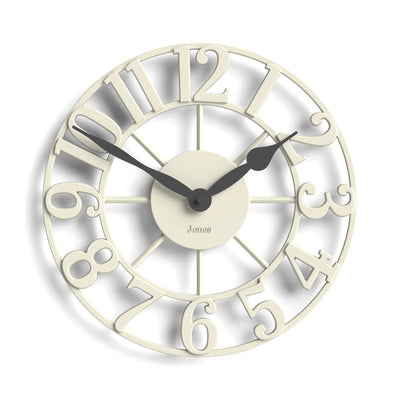 Jones Lighthouse wall clock in pale cream 30cm