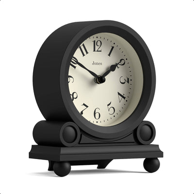 Jones Maida Vale mantel clock in black