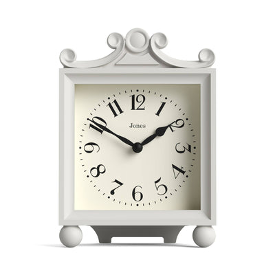 Jones Parlour mantel clock in grey