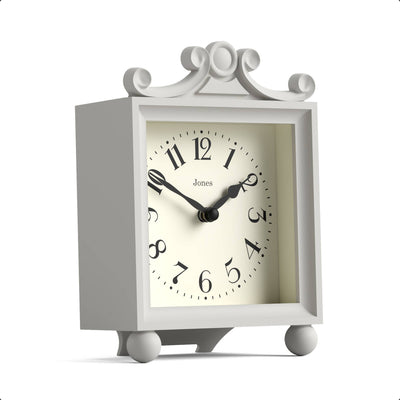 Jones Parlour mantel clock in grey
