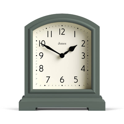 Jones Tavern clock in asparagus green