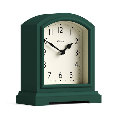 Jones Tavern clock in eden green