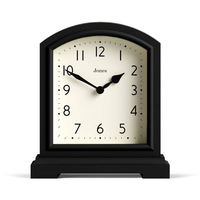 Jones Tavern clock in black