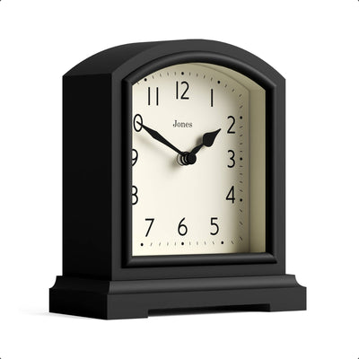Jones Tavern clock in black