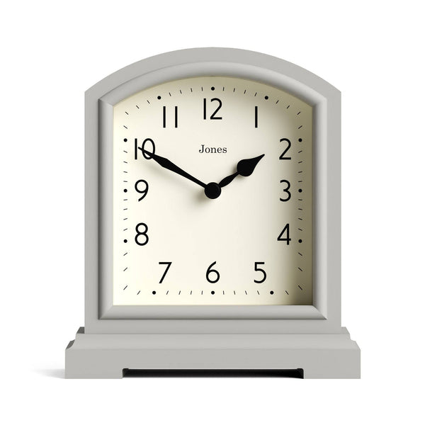 Jones Tavern clock in cloud grey