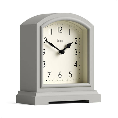 Jones Tavern clock in cloud grey