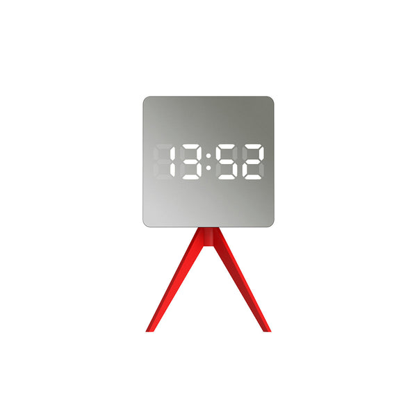 Space Hotel Droid LED clock in red
