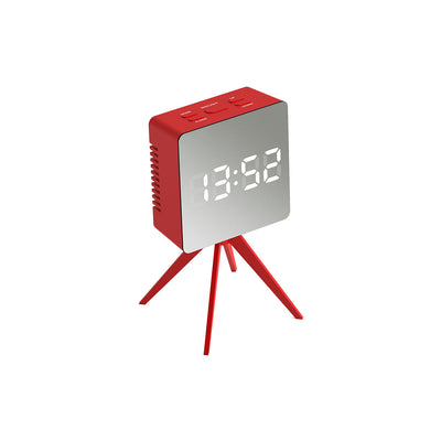 Space Hotel Droid LED clock in red